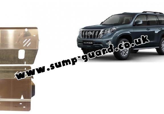 Aluminum sump guard for Toyota Land Cruiser 150