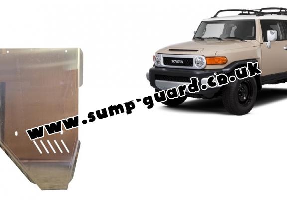 Aluminum gearbox guard for Toyota FJ Cruiser