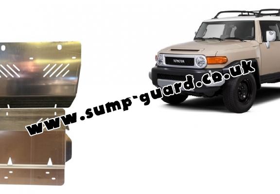 Aluminum sump guard for FJ Cruiser