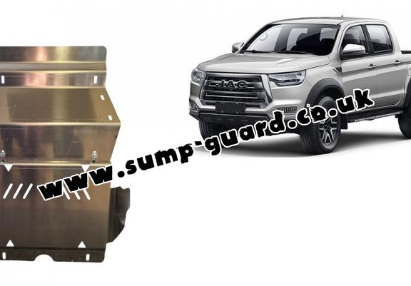 Aluminum sump guard for Jac T8