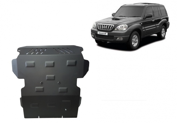 Steel sump guard for Hyundai Terracan