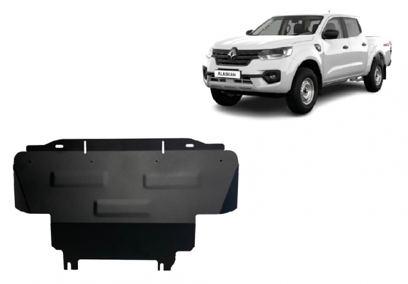 Steel radiator guard for Renault Alaskan