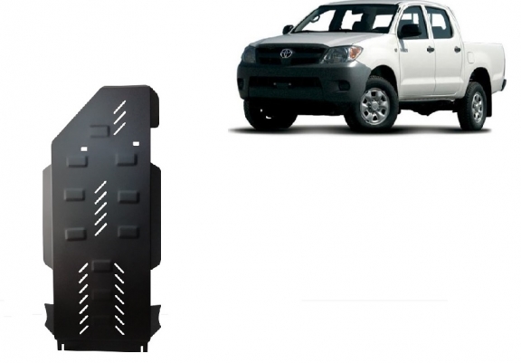 Steel gearbox and differential guard for Toyota Hilux