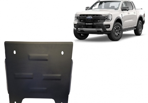 Steel transfer case guard for Ford Ranger