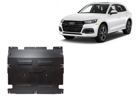 Steel sump guard for Audi Q5