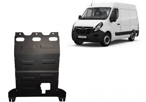 Steel sump guard for Vauxhall Movano  C 