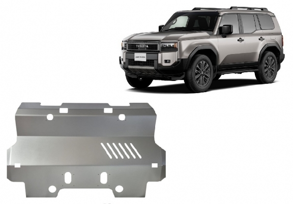 Aluminum radiator guard for Toyota Land Cruiser 250