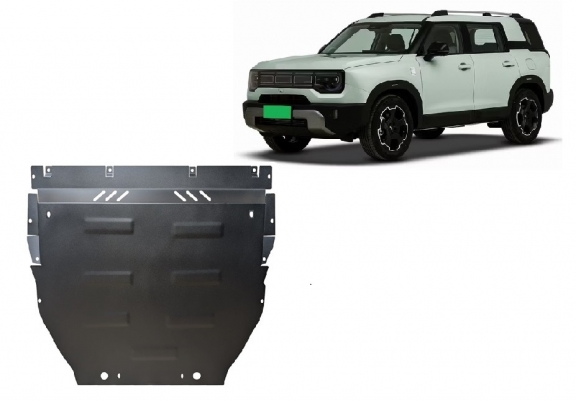 Steel sump guard for Baic Beijing BJ30