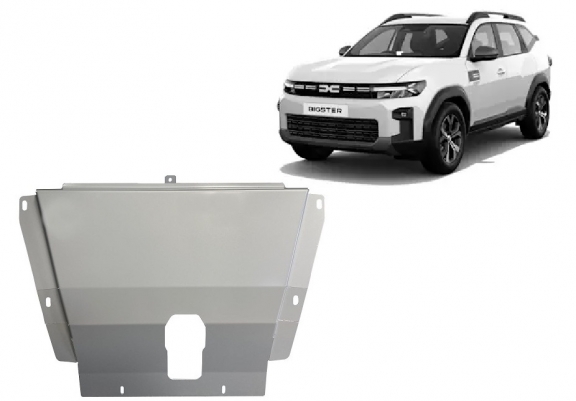 Aluminum sump guard for Dacia Bigster - 4x4 + 4x2