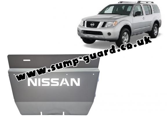 Aluminum radiator guard for Nissan Pathfinder