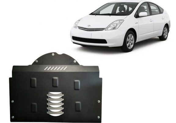 Steel catalytic converter guard/cat lock for Toyota Prius