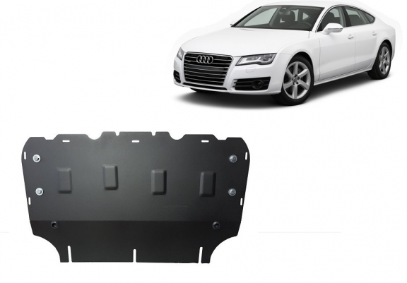 Steel sump guard for Audi A7