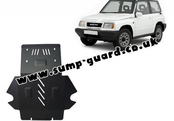 Steel sump guard for Suzuki Vitara