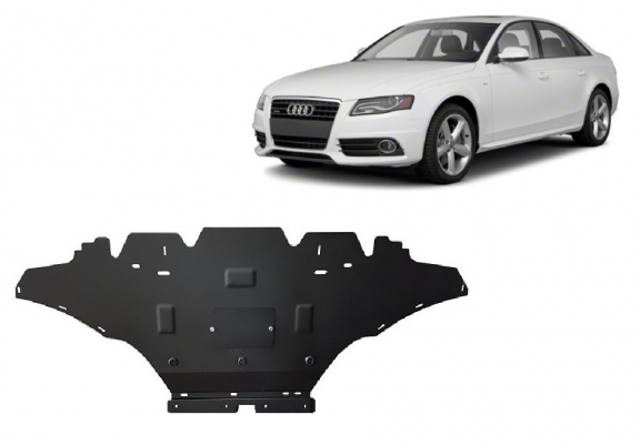 Steel sump guard for Audi A4 B8, diesel