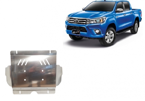 Aluminum sump guard for Toyota Hilux Revo