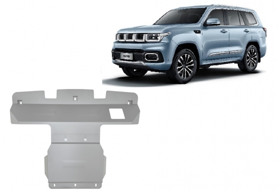 Aluminum sump guard for Baic Beijing BJ60