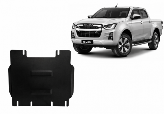 Steel sump guard for Isuzu D-Max
