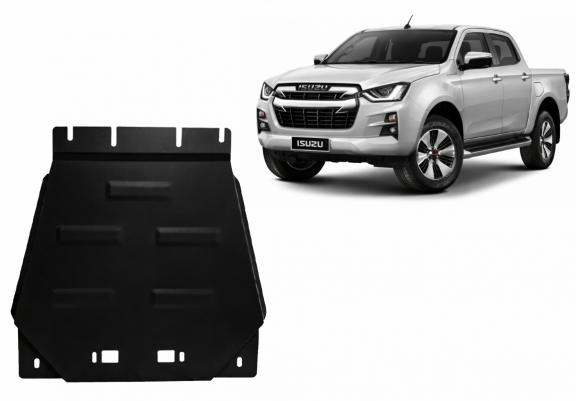 Steel gearbox guard for Isuzu D-Max