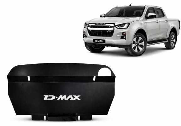 Steel radiator guard for Isuzu D-Max