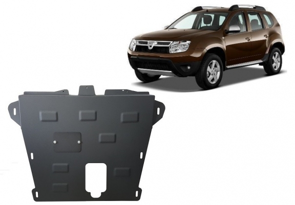 Steel sump guard for Dacia Duster