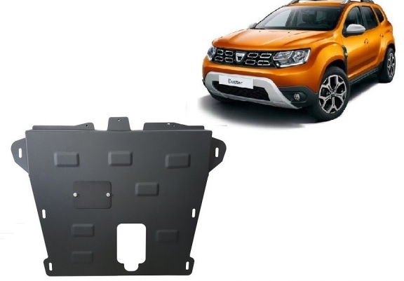 Steel sump guard for Dacia Duster