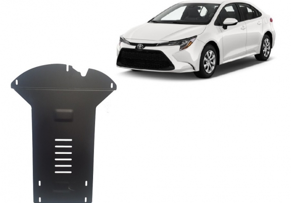Steel catalytic converter guard/cat lock for Toyota Corolla