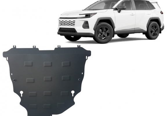 Steel sump guard for Toyota Rav4