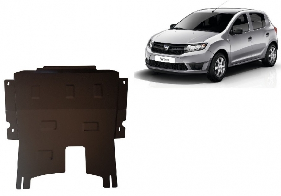 Steel sump guard for Dacia Sandero 2