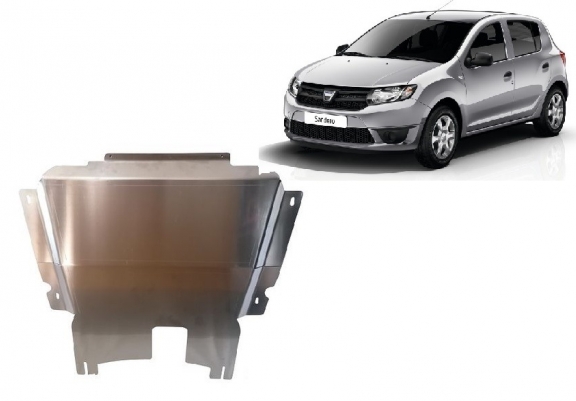 Aluminum sump guard for DACIA  SANDERO 2