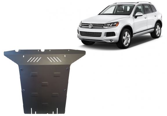 Steel sump guard for VW Touareg 7P
