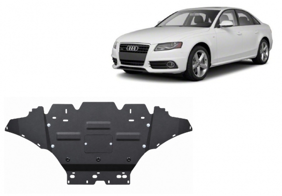 Steel sump guard for Audi A4 B8, diesel