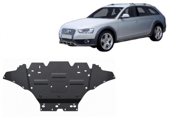 Steel sump guard for Audi A4 B8 All Road, petrol