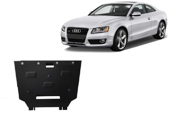 Steel gearbox guard for Audi A5