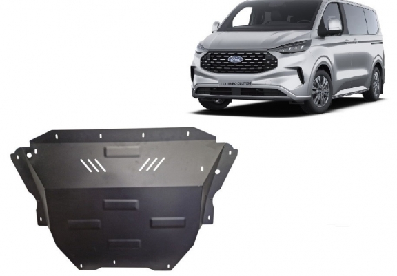 Steel sump guard for Ford Tourneo Custom