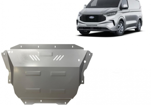 Galvanized steel sump guard for Ford Tourneo Custom