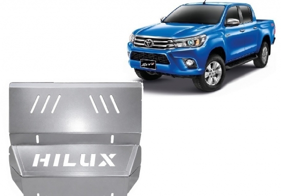Aluminum radiator guard for Toyota Hilux Revo