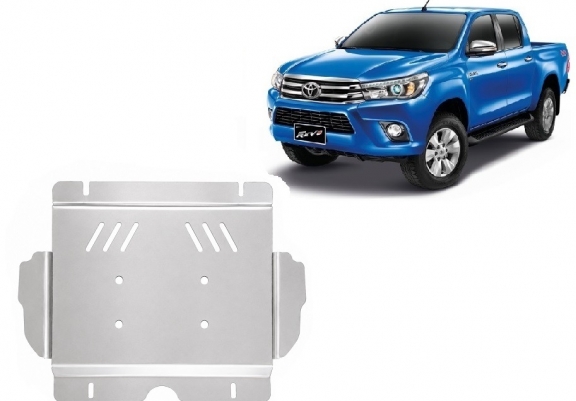 Aluminum sump guard for Toyota Hilux Revo