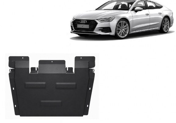 Steel gearbox guard for Audi A7 A7