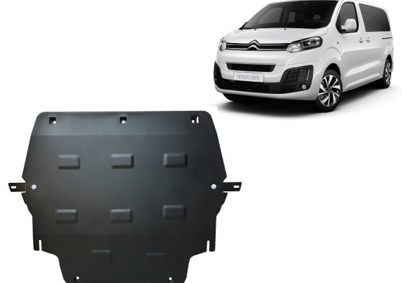 Steel sump guard for Citroen Spacetourer