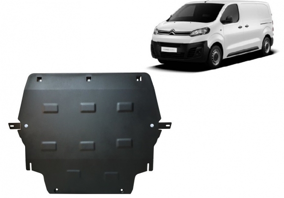 Steel sump guard for Citroen Dispatch