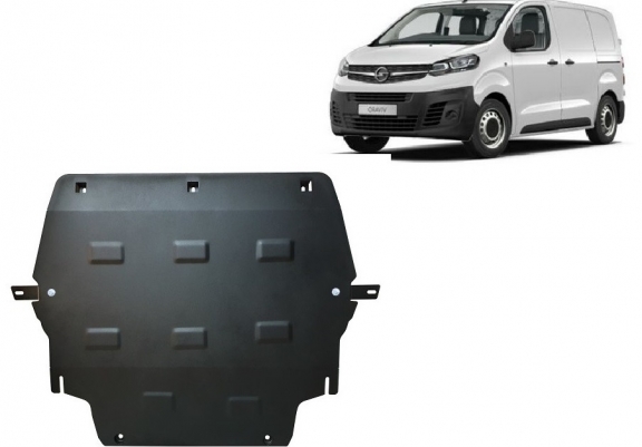 Steel sump guard for Vauxhall Vivaro C