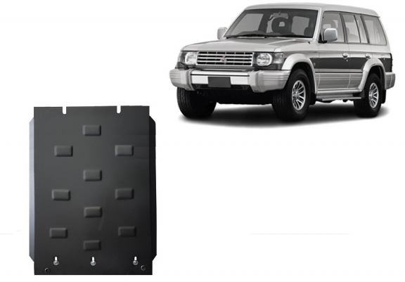 Steel gearbox guard for Mitsubishi Shogun 3 (V60, V70)