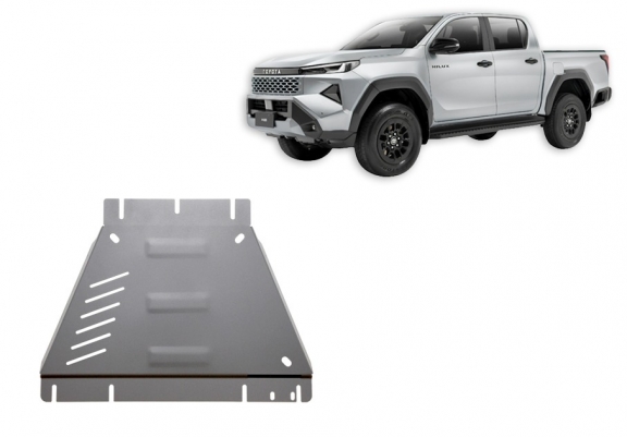 Aluminum gearbox guard for Toyota Hilux