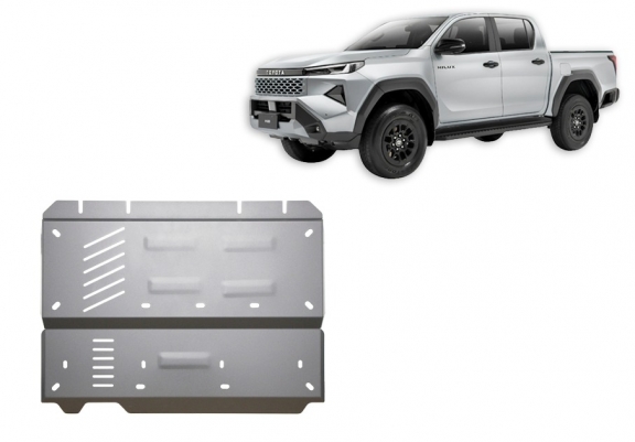 Aluminum differential guard for Toyota Hilux