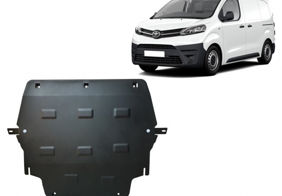 Steel sump guard for Toyota Proace