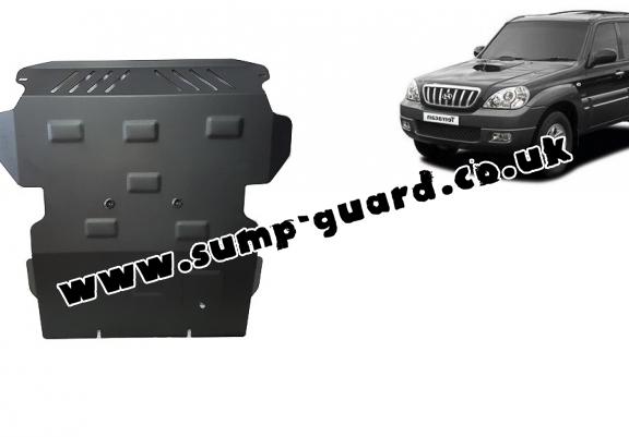 Steel sump guard for Hyundai Terracan