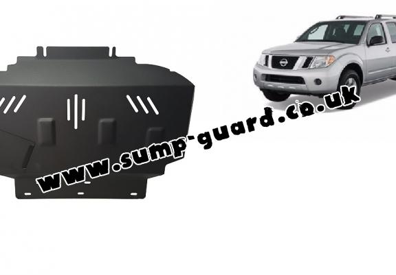 Steel sump guard for Nissan Pathfinder