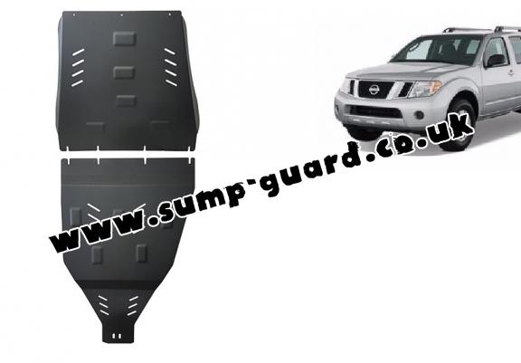 Steel gearbox and differential guard for Nissan Pathfinder