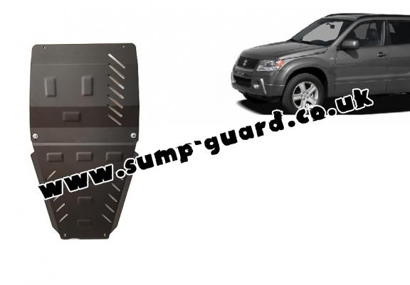 Steel gearbox and transfer case guard for Suzuki Grand Vitara 2