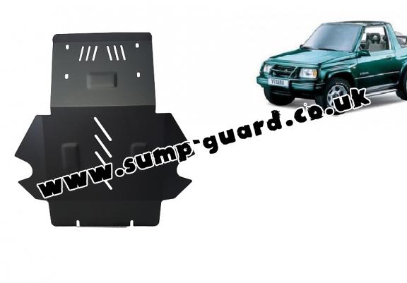 Steel sump guard for Suzuki Vitara